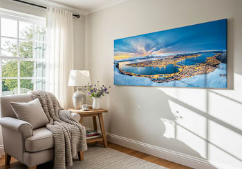 Wall Art | Winter panorama of Tromsø