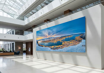 Wall Art | Winter panorama of Tromsø