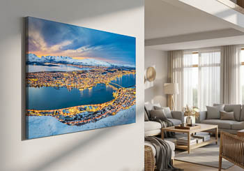 Wall Art | Winter view of Tromsø