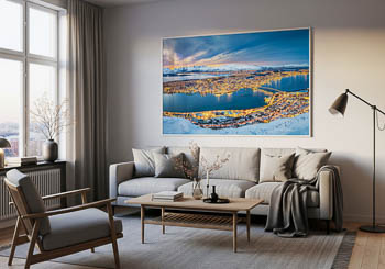 Wall Art | Winter view of Tromsø