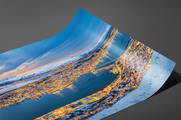 Kunstdruck / Poster | Winteransicht von Tromsø
