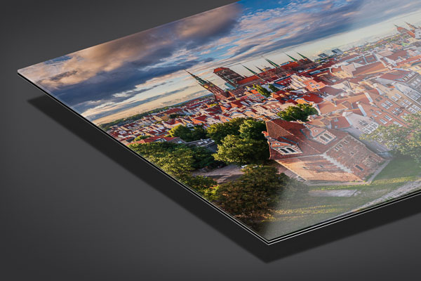 Acrylic Glass - Old town of Gdansk from above
