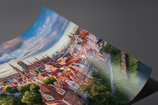 Kunstdruck / Poster | Altstadt von Danzig von oben