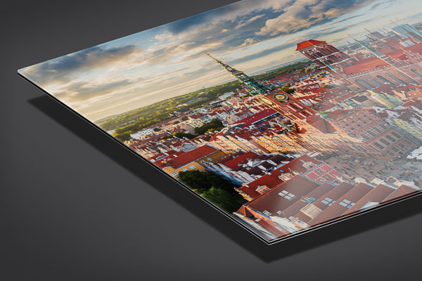 Acrylic Glass | Old town of Gdansk from above