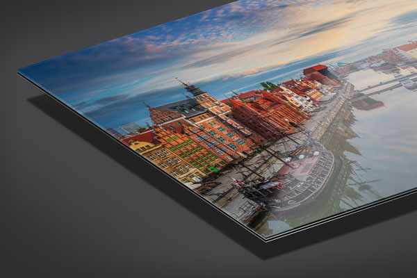 Acrylic Glass | Sunrise in the old town of Gdansk
