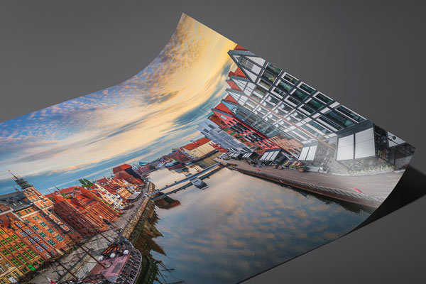 Kunstdruck / Poster | Altstadt von Danzig bei Sonnenaufgang