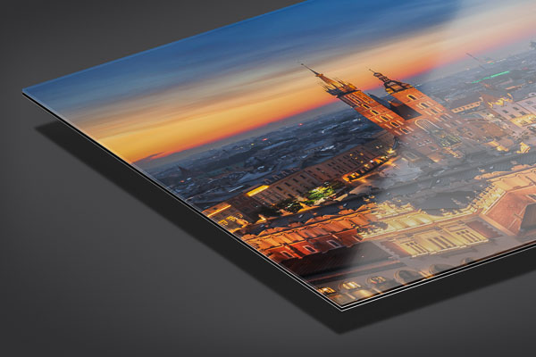 Acrylglas | Altstadt von Krakau bei Sonnenaufgang