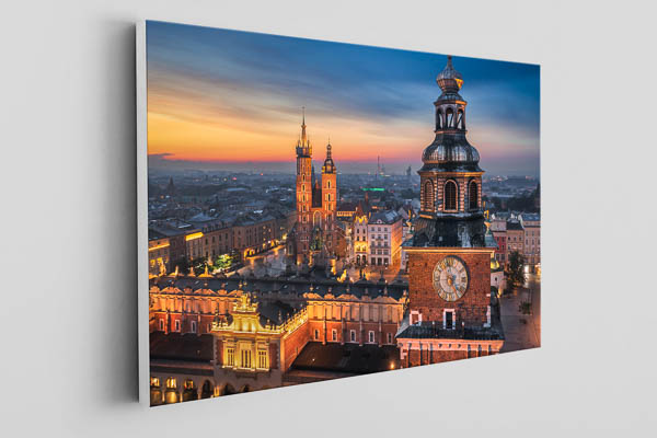 Leinwand | Altstadt von Krakau bei Sonnenaufgang