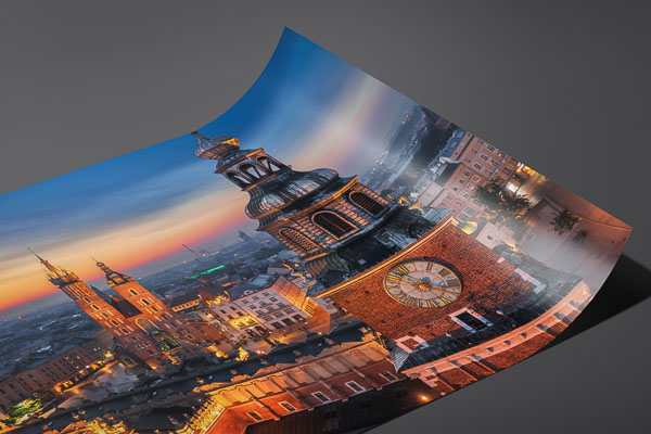 Fine Art Print | Old town of Krakow at sunrise