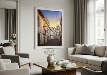 Wandbild | Sonnenuntergang in Lagos