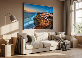 Wandbild | Sonnenuntergang in Azenhas do Mar