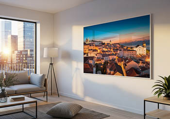 Wall Art | Sunrise in the Alfama old town in Lisbon