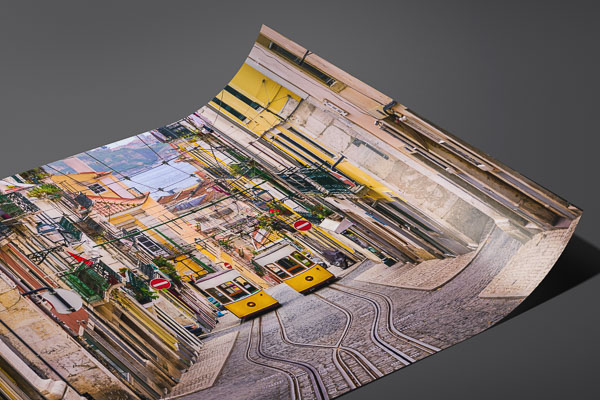 Kunstdruck / Poster | Historische Seilbahn in Lissabon