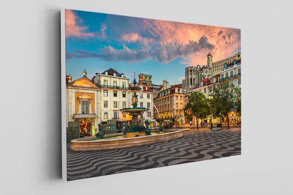Canvas - Rossio square in Lisbon