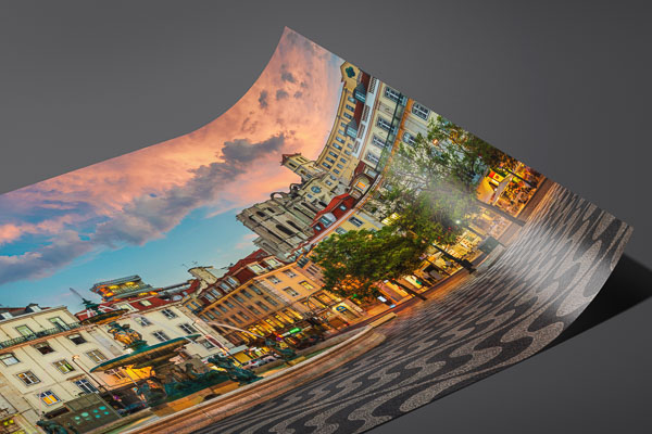 Kunstdruck / Poster | Rossio-Platz in Lissabon