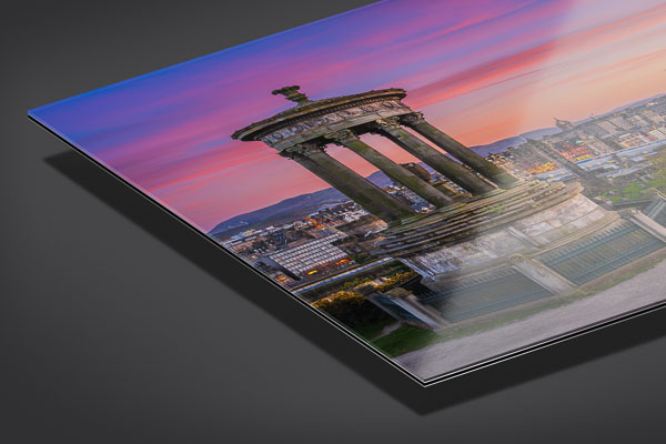 Acrylglas | Edinburgh zum Sonnenuntergang