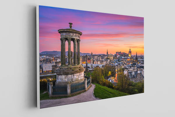 Leinwand | Edinburgh zum Sonnenuntergang