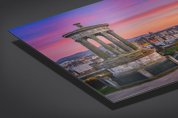 Alu-Dibond | Edinburgh zum Sonnenuntergang