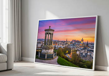 Wall Art | Sunset view of Edinburgh