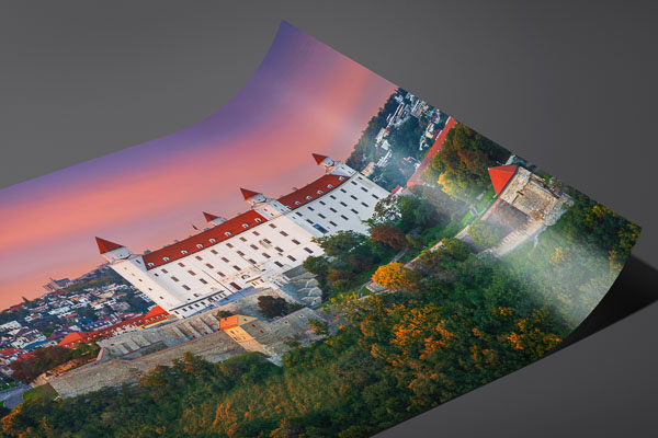 Kunstdruck / Poster | Schloss von Bratislava