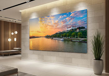 Wall Art | Danube and castle of Bratislava