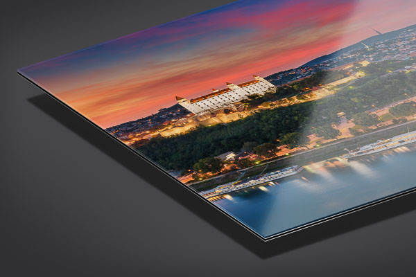 Acrylic Glass | Sunset in Bratislava