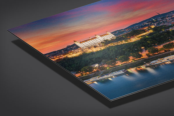 Metal Print | Sunset in Bratislava