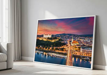 Wall Art | Sunset in Bratislava