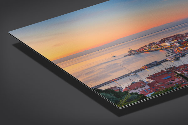 Metal Print | Skyline of Piran