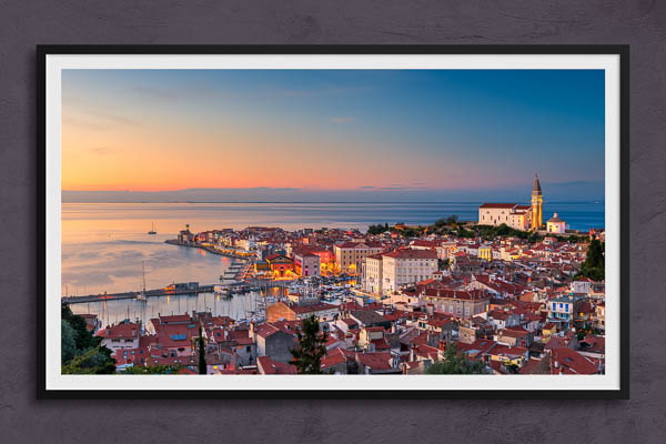 Poster / Kunstdruck | Skyline von Piran