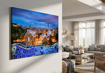 Wall Art | Park Guell in Barcelona at night