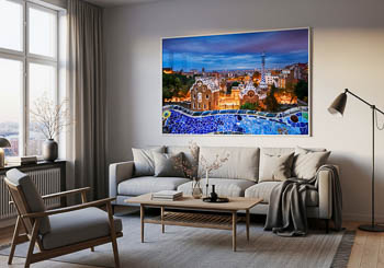 Wall Art | Park Guell in Barcelona at night