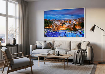 Wall Art | Park Guell in Barcelona at night