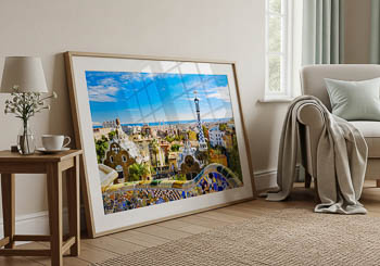 Wandbild | Park Guell in Barcelona