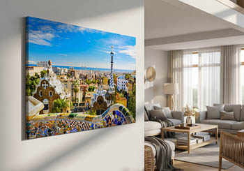 Wandbild | Park Guell in Barcelona