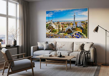 Wandbild | Park Guell in Barcelona