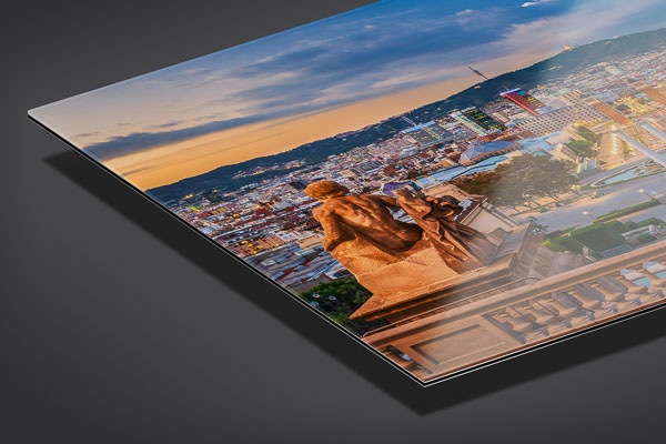 Acrylic Glass | Sunset view of Barcelona