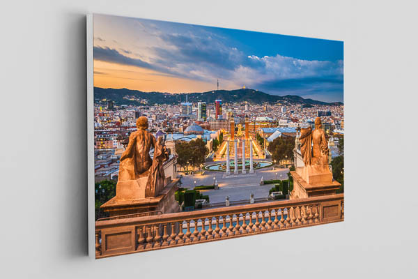 Canvas | Sunset view of Barcelona