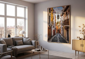 Wandbild | Altstadt von Granada