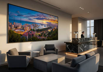 Wall Art | Sunset panorama of Malaga