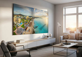 Luftaufnahme von Cala Millor auf Mallorca | Wandbild Mockup