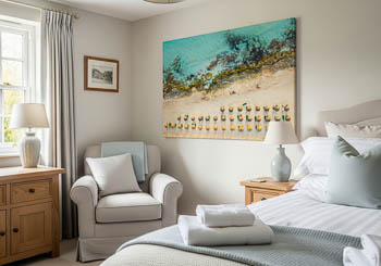 Aerial beach view from above on Mallorca | Wall Art mockup