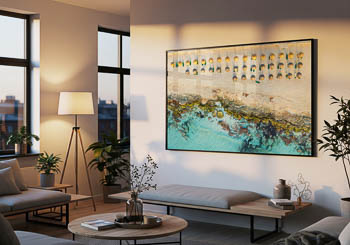 Strand in Cala Millor auf Mallorca | Wandbild Mockup