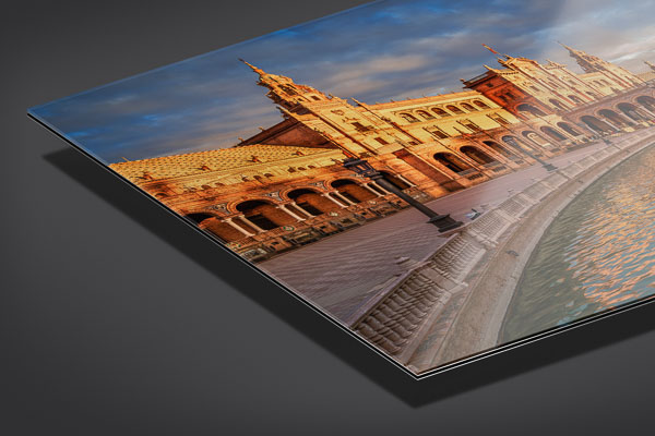 Acrylic Glass | Plaza de Espana in Seville at sunset