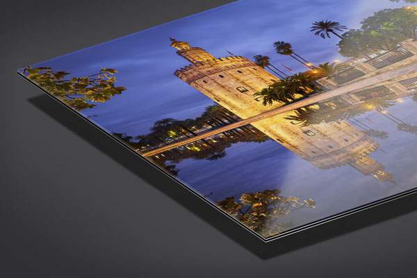 Acrylic Glass | Torre del Oro in Seville at night