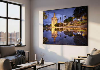 Wandbild | Torre del Oro in Sevilla bei Nacht