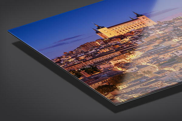 Acrylglas | Alcazar von Toledo bei Nacht