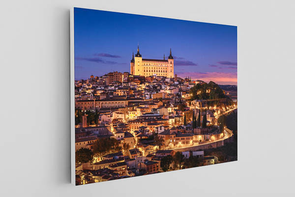 Leinwand | Alcazar von Toledo bei Nacht