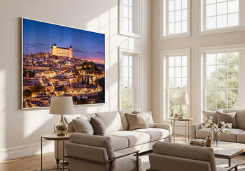 Wall Art | Alcazar of Toledo at night