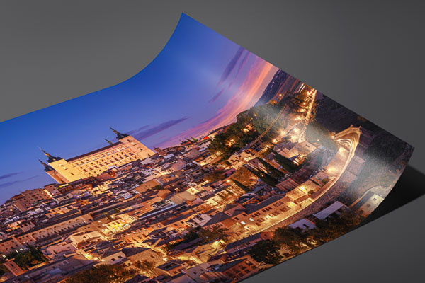 Kunstdruck / Poster | Alcazar von Toledo bei Nacht
